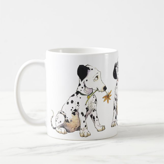 De Café "Dotty sobre você!" Caneca dos Dalmatians (Esquerda)