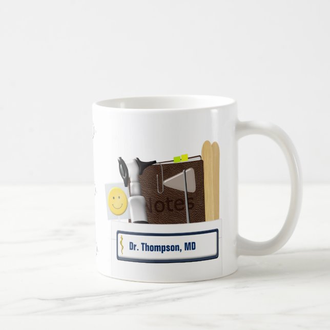 De Café Doutor Personalized Bolso Caneca (Direita)