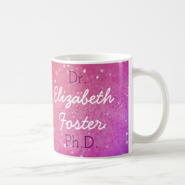 De Café Dr. (seu nome) caneca da graduação do PhD (Direita)