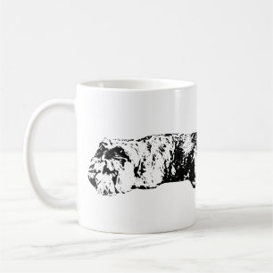De Café Duas Mini Schnauzers – Caneca Artística Preta e Br