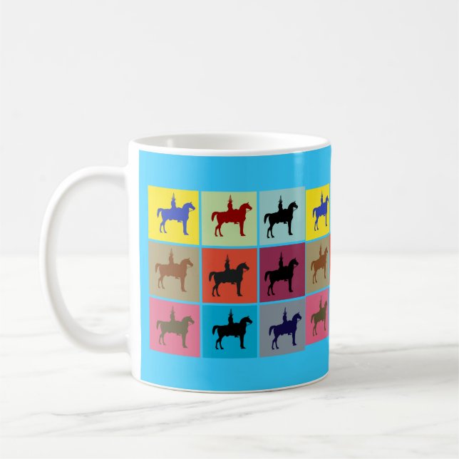 De Café Duque da caneca do teste padrão da caixa da (Esquerda)