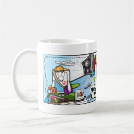 De Café E e B "dança como você têm nunca." Caneca branca