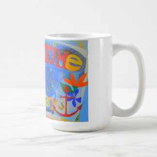 De Café É hora para uma biblioteca nova! Caneca