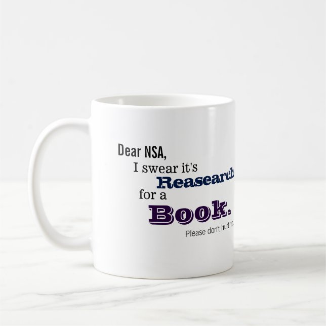 De Café É pesquisa! Caneca (Esquerda)