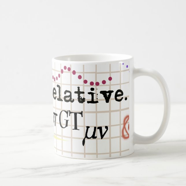 De Café É toda a caneca relativa da relatividade (Direita)