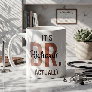 De Café É uma Caneca Personalizada Dr na Verdade PhD Prese