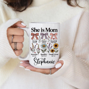 De Café Ela é Mamãe   Caneca da Fé