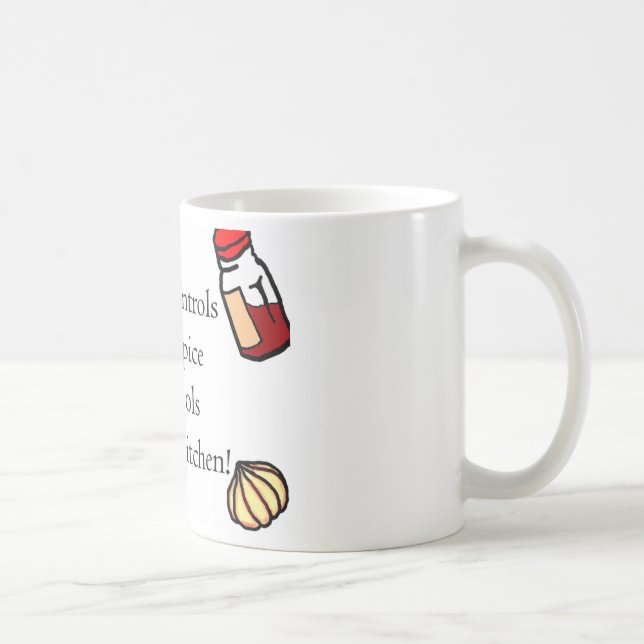De Café Ele que controla a caneca da especiaria (Direita)