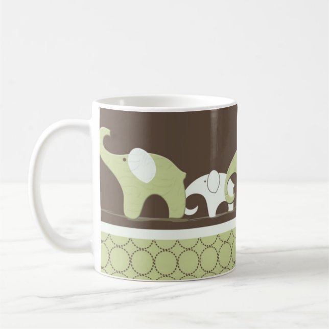 De Café Elefantes para a caneca do bebê (Esquerda)