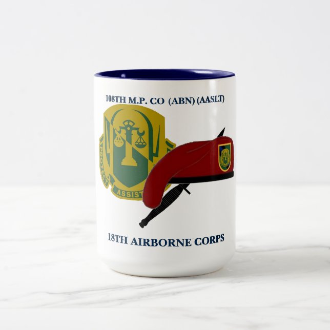 De Café Em Dois Tons 108TH CANECA TRANSPORTADA POR VIA AÉREA da EMPRESA (Centro)