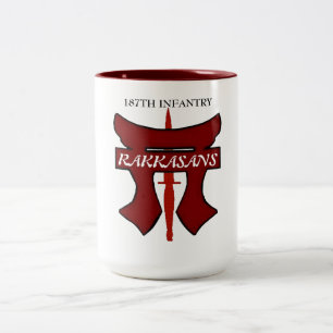 De Café Em Dois Tons 187TH CANECA da INFANTARIA RAKKASANS