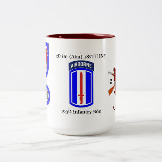 De Café Em Dois Tons 2D Caneca dos Bde dos Inf 193D Inf dos Bn (Abn)