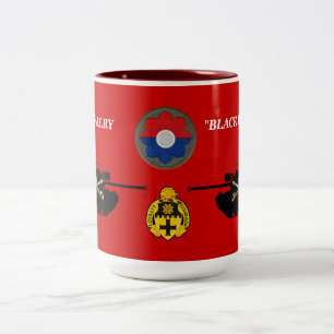 De Café Em Dois Tons 3/5th Caneca da cavalaria M48A3 Patton