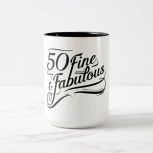 De Café Em Dois Tons 50 caneca fina e fabulosa 15oz