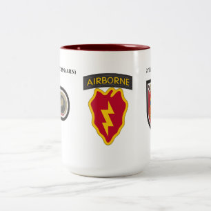 De Café Em Dois Tons 725th Caneca do batalhão do apoio