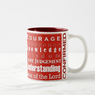 De Café Em Dois Tons 7Gifts para sua caneca da confirmação