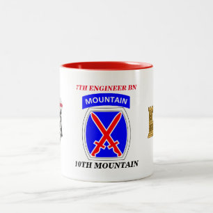 De Café Em Dois Tons 7o CANECA da MONTANHA do BATALHÃO do ENGENHEIRO