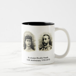 De Café Em Dois Tons A 100th caneca do aniversário