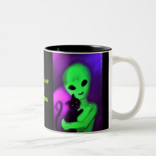 De Café Em Dois Tons A amizade é caneca universal