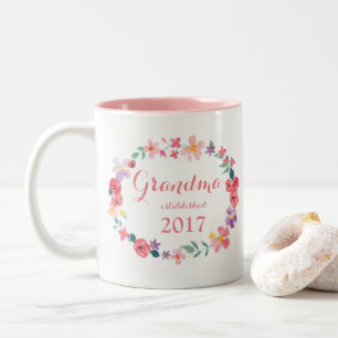 De Café Em Dois Tons A avó estabeleceu 20-- Caneca feita sob encomenda