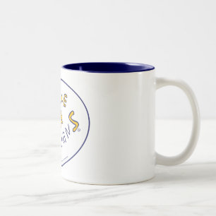 De Café Em Dois Tons A benevolência acontece a caneca 11oz