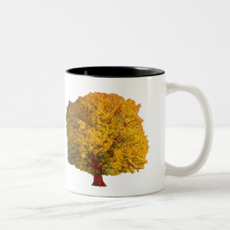 De Café Em Dois Tons A caneca da árvore da procura