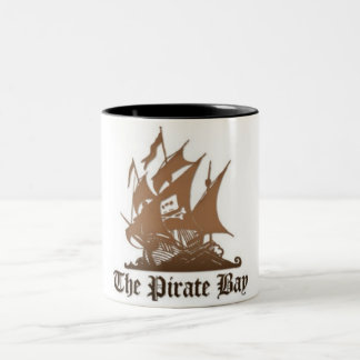 De Café Em Dois Tons A caneca da baía do pirata