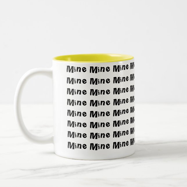 De Café Em Dois Tons A caneca da mina (Esquerda)