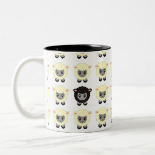 De Café Em Dois Tons A caneca das ovelhas negras