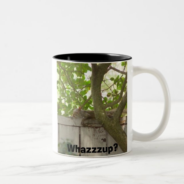 De Café Em Dois Tons A caneca do amante do esquilo (Direita)
