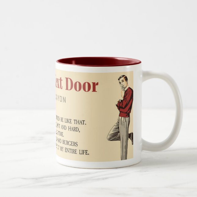 De Café Em Dois Tons A caneca do ao lado do menino (Direita)