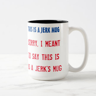 De Café Em Dois Tons A caneca do Jerk Mug