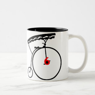 De Café Em Dois Tons A caneca do número seis do prisioneiro