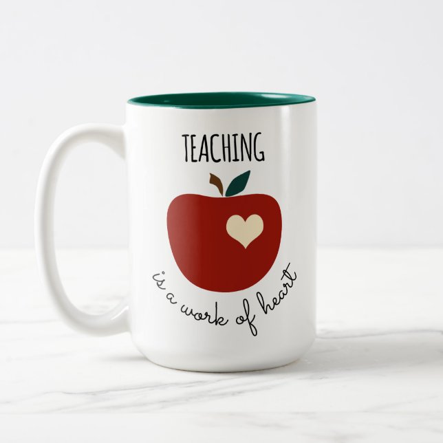 De Café Em Dois Tons A caneca do professor personalizado (Esquerda)