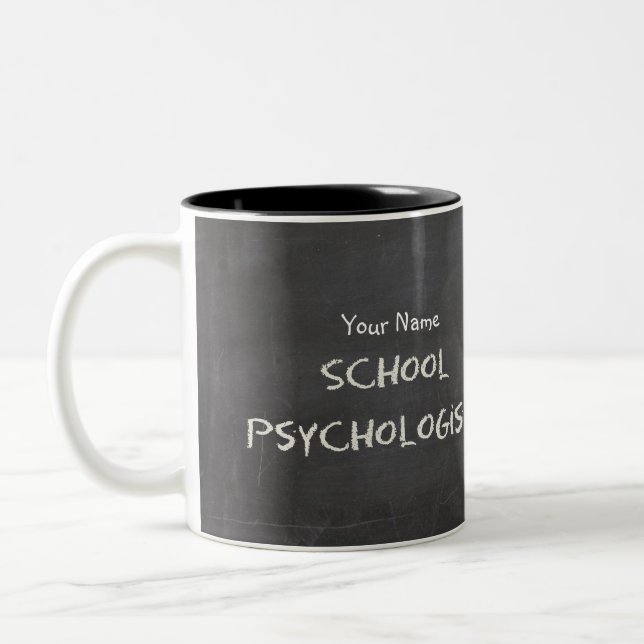 De Café Em Dois Tons A caneca do psicólogo feito sob encomenda da (Esquerda)