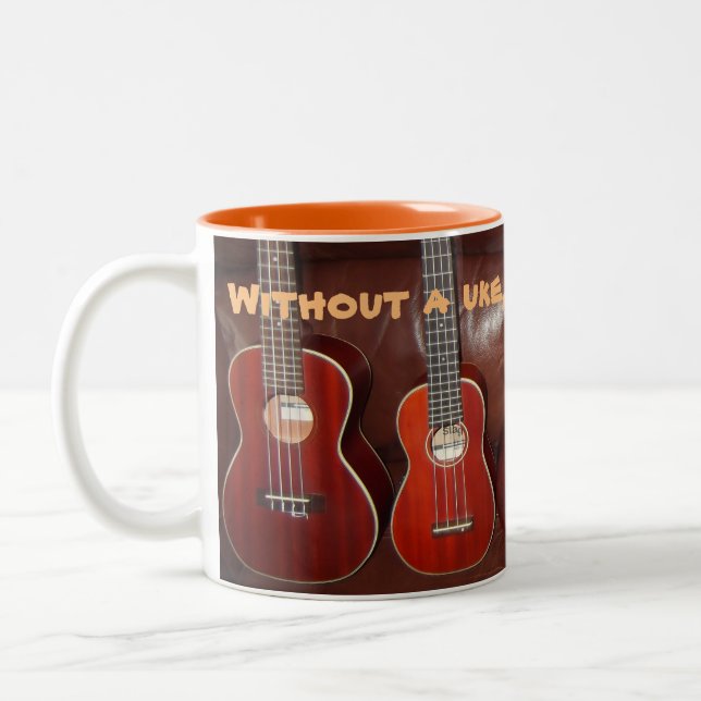 De Café Em Dois Tons a caneca do uke, vida Bflat (Esquerda)