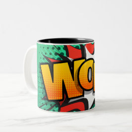 De Café Em Dois Tons A caneca do wow