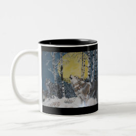 De Café Em Dois Tons A caneca dos LOBOS