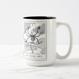 De Café Em Dois Tons A caneca escura das artes