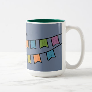 De Café Em Dois Tons A caneca favorita do PrancingRaccoon