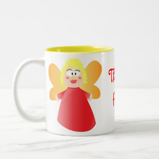 De Café Em Dois Tons A caneca feericamente gorda