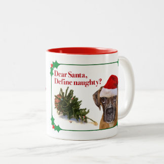 De Café Em Dois Tons A caneca impertinente do feriado do pugilista