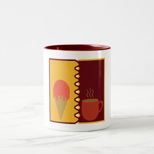 De Café Em Dois Tons A Caneca Mudança Sazonal (Centro)
