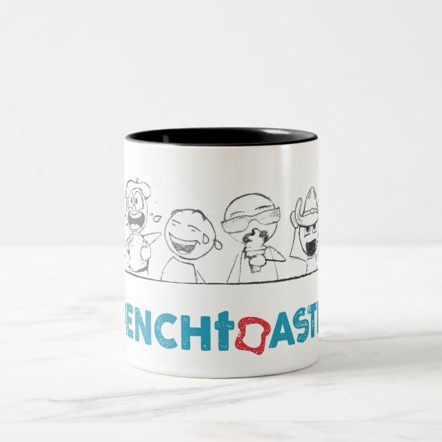 De Café Em Dois Tons A caneca oficial do fRENCHtOASTLY (Centro)