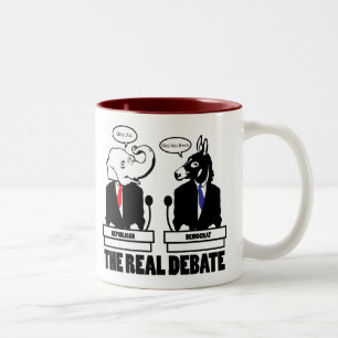 De Café Em Dois Tons A caneca real do debate