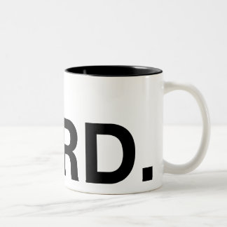 De Café Em Dois Tons A caneca sem glúten do nerd