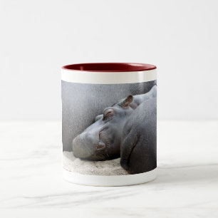 De Café Em Dois Tons A felicidade é uma caneca do sanduíche do