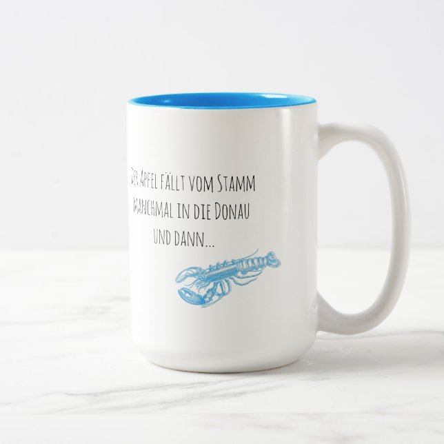 De Café Em Dois Tons A Maçã / Caneca Alemã (Direita)
