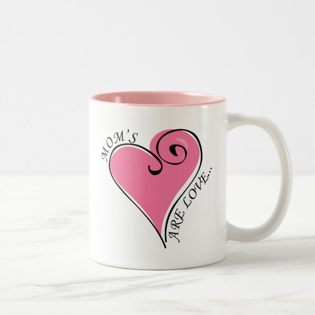 De Café Em Dois Tons A mãe é caneca do amor (Direita)