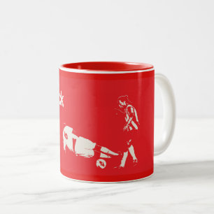 De Café Em Dois Tons A Meia Sujada - Caneca com Logotipo